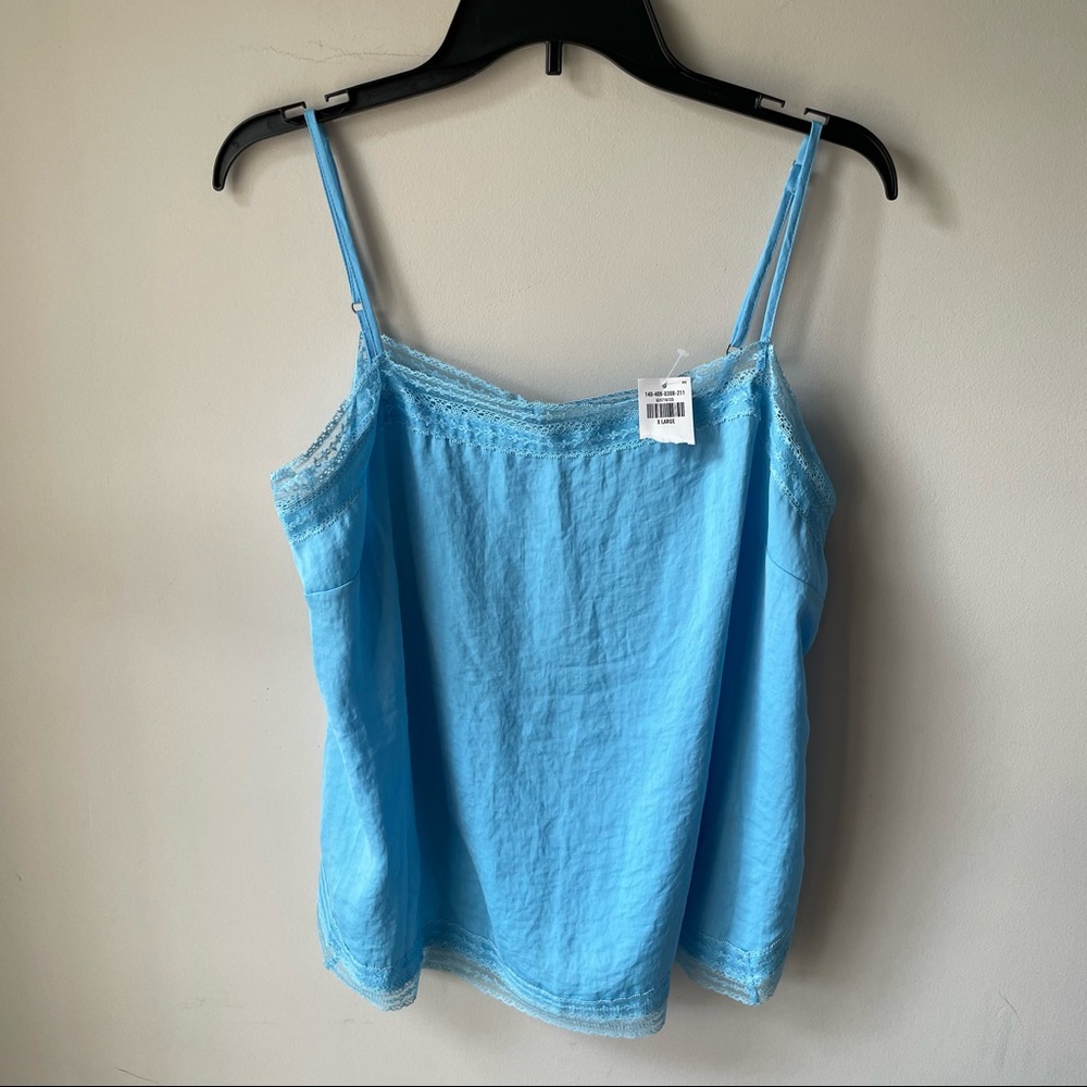 Abercrombie & Fitch Double Strap Lace Trim Cami